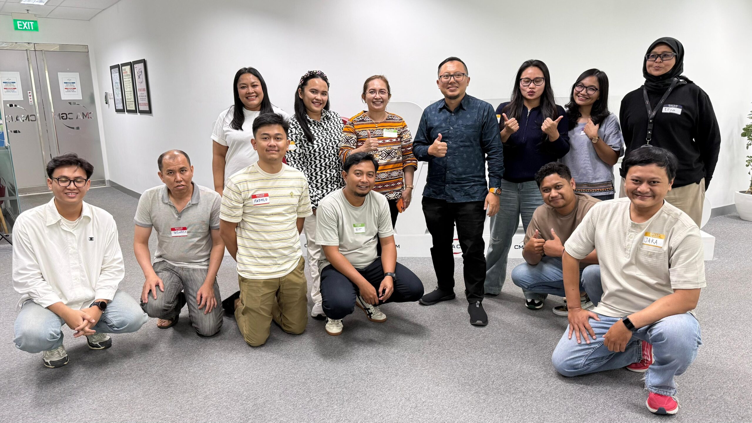 Peserta Microsoft Excel Training for Professional di PT CMA CGM Indonesia mempelajari Pivot Table, INDEX MATCH, dan analisis data Excel.