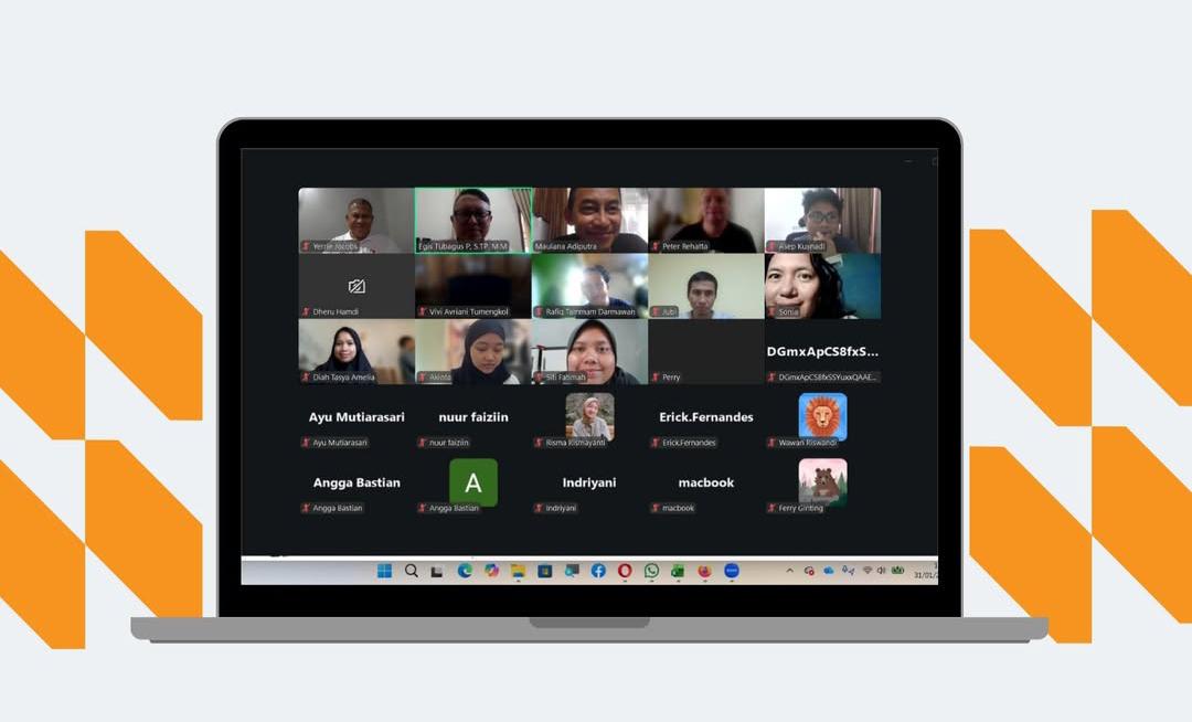 Peserta mengikuti Free Webinar Microsoft Excel for Business oleh PT eBagus Learning Indonesia