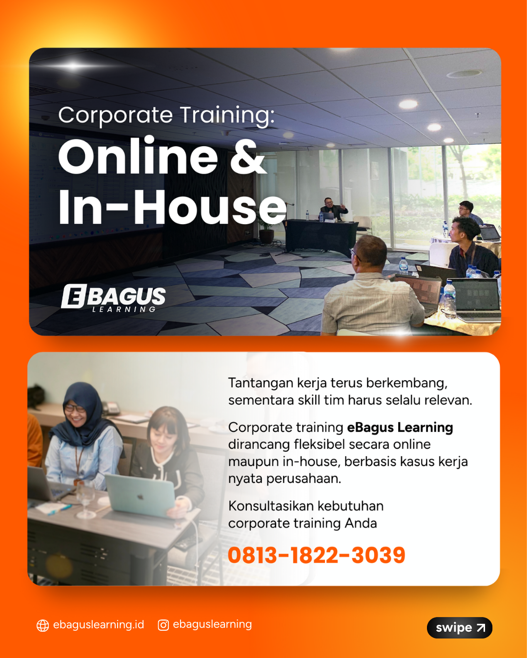 Corporate Training Online dan In-House_1 Corporate Training Online dan In-House eBagus Learning untuk pelatihan Microsoft Excel, Power BI, Microsoft Office, dan pengembangan kompetensi karyawan perusahaan.