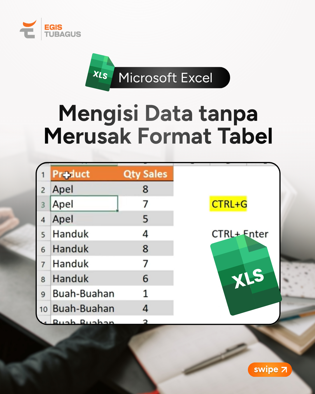 Mengisi data kosong di Excel_1 Tutorial mengisi data kosong di Microsoft Excel menggunakan Go To Special dan Ctrl Enter